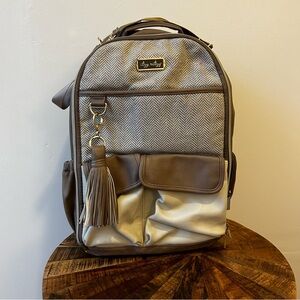 Itzy Ritzy Boss Backpack Diaper Bag Vanilla Latte